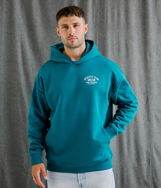 Oversized Athletic Club Hoodie (Peacock)