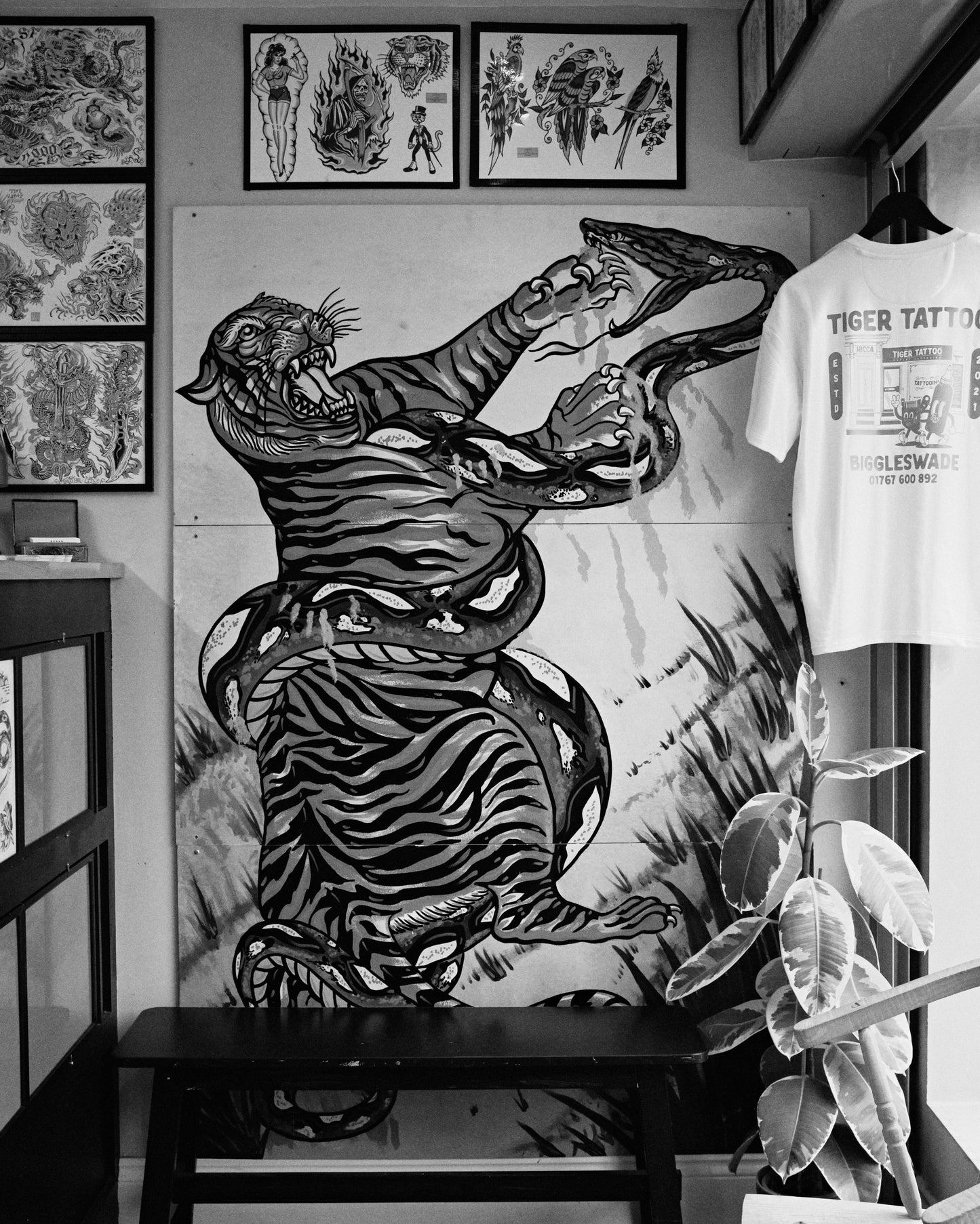 Tiger Tattoo x HICCA French Terry Tee