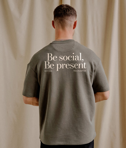 Oversized Be Social Tee