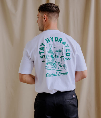 Oversized Stay Hydrated Tee